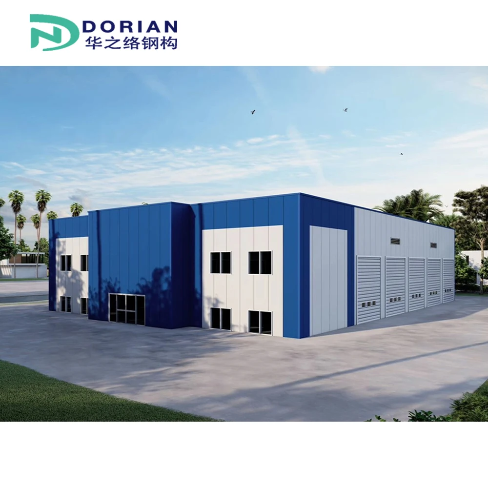 40x60x18 футов без размаха стальная конструкция сборный автосалон и мастерская