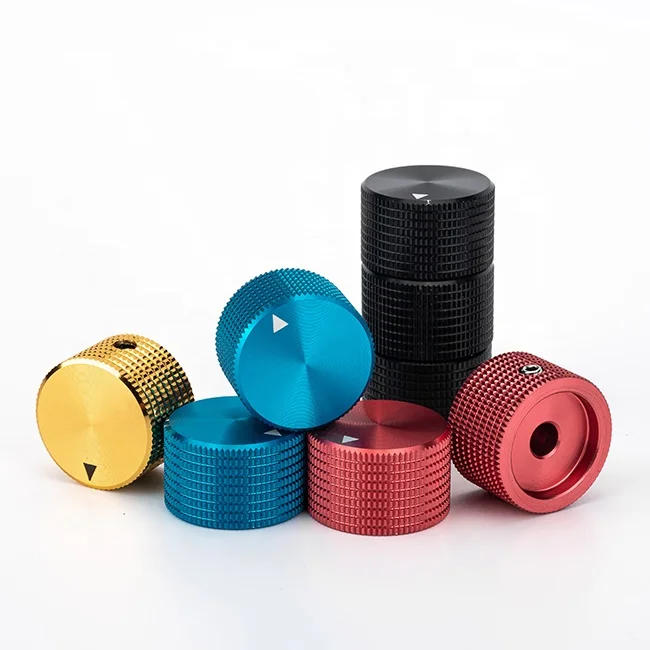 Metal Rotary Encoder Knob Potentiometer 6mm Guitar Knobs Cnc Mixer