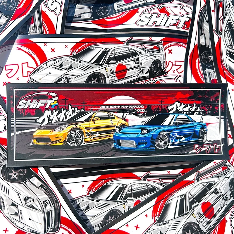 JDM Japan Racing Drifting Vinyl Decal Sticker - 4 Inch, Matte, Multi-Color - Made In USA, OwnTheAvenue