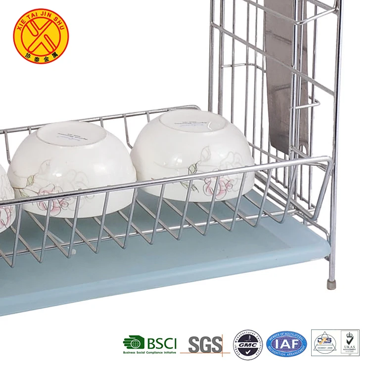 Buy Wholesale China Wholesales Custom Kitchen Shelf Rack Stand Two Tier  Over Sink Dish Drying Rack Stainless Steel Over Sink Dish Drying & Rack at  USD 20.5