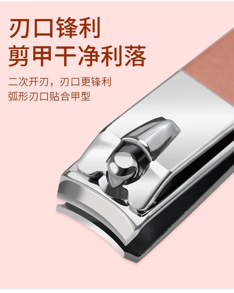 OEM Design Customized Logo Wholesale Stainless Steel Sharp Nail Clippers In Iron Boxes