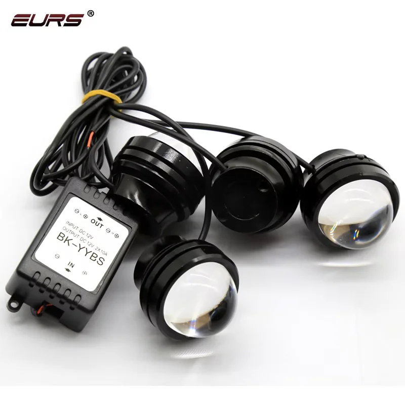 EURS Eagle Eye 15W High Power Fisheye LED Reverse Lights Automobile Bovine Eye Lamp Led Light Bulbs
