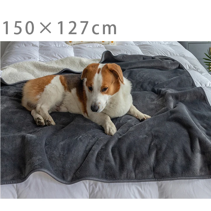 Soft Fleece Pet Blanket Durable Dog Blanket Waterproof Washable Cozy