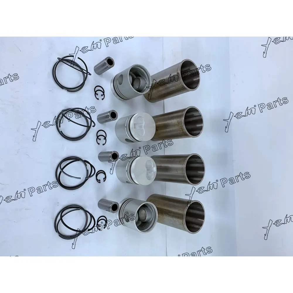 High Performance D427 Engine Cylinder Liner Kit With Pistons Rings Liner for Doosan 2