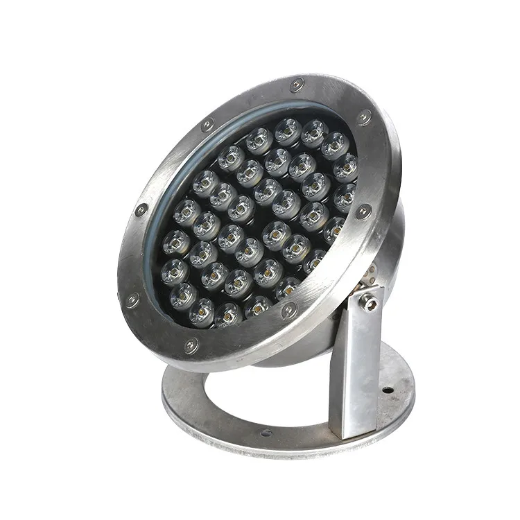 High Power Big Watt Warm Light 36W IP68 Waterproof Led Underwater Spotlight Fountain Pool Light