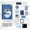 Star and moon dream collection-blue