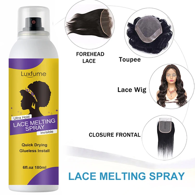 180ml Lace Melting Spray Adhesive Wig Lace Glue Extreme Hold Aerosol