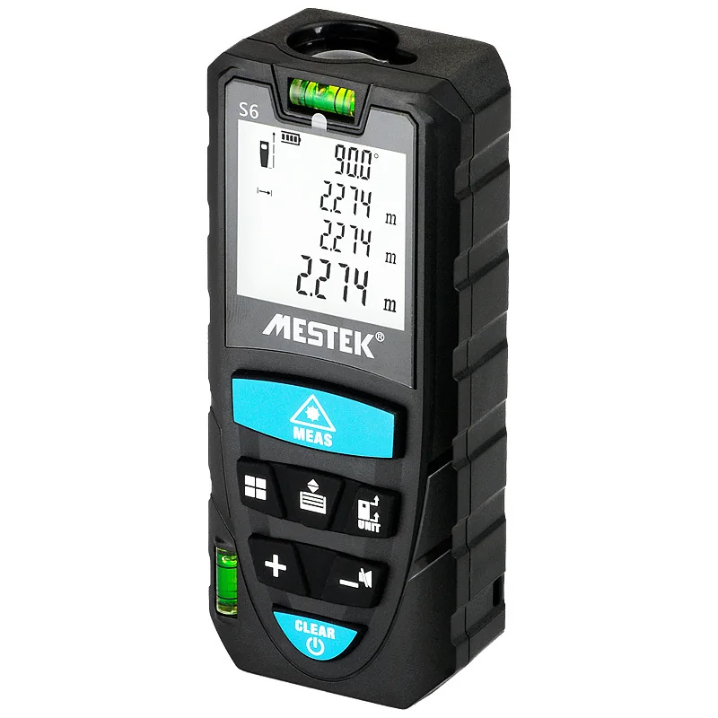 Мини ручной лазерный дальномер измерительный прибор измеритель с ЖК-подсветкой 50 м