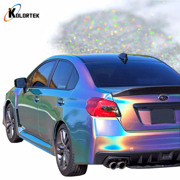 Kolortek Chrome Rainbow Pigment Powder Spectraflair Holographic Resin Coatings Paint Pigment