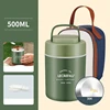 Borsa termica verde con rivestimento 304