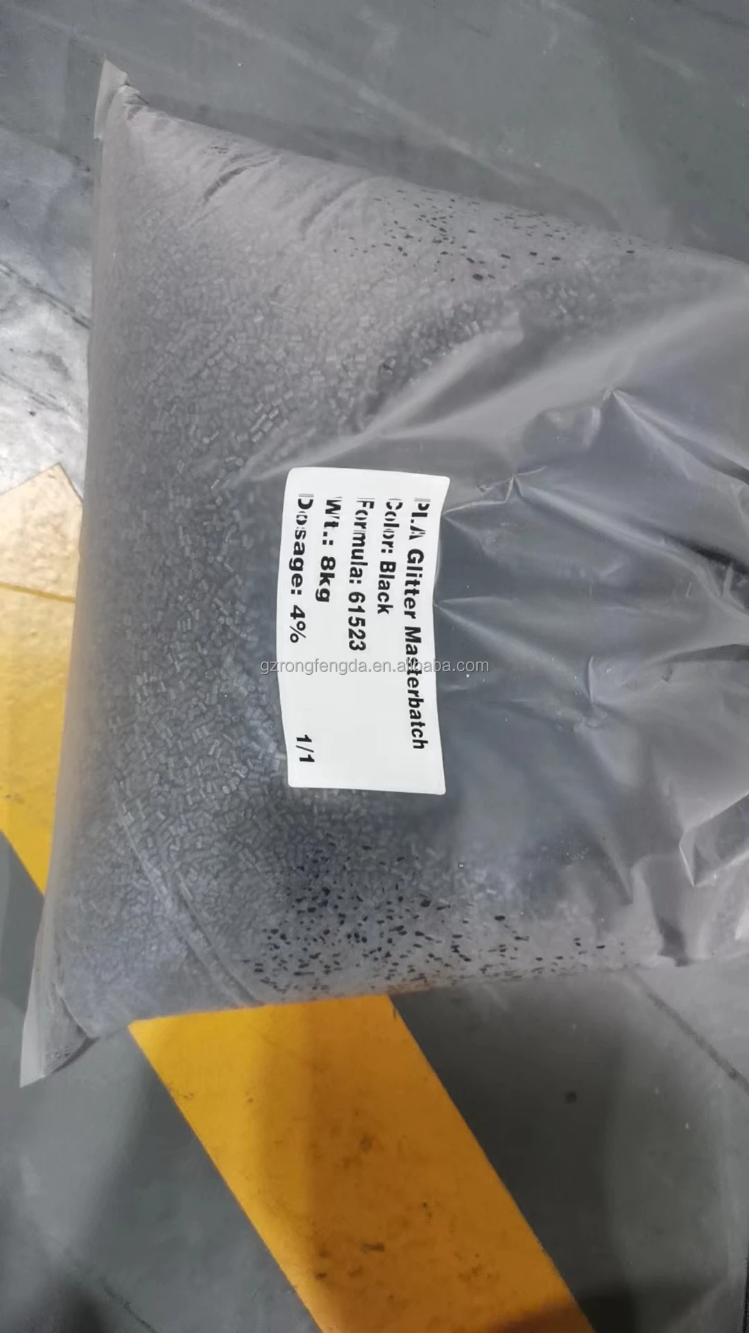 Rongfeng Masterbatch Factory PLA Glitter Masterbatch Custom Colors ...