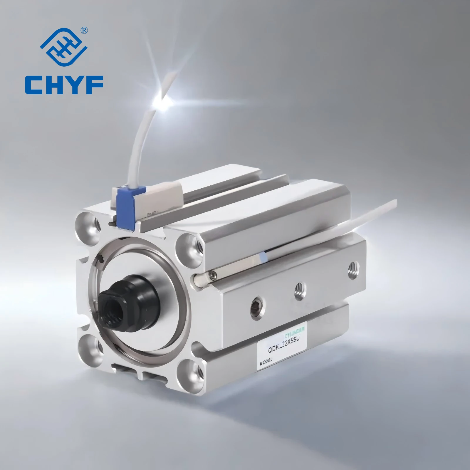product airtac qdk series pneumatic double acting horizontal rotary clamp cylinder qdkl20x5s qdkl20x5su qdkl40x5s-7