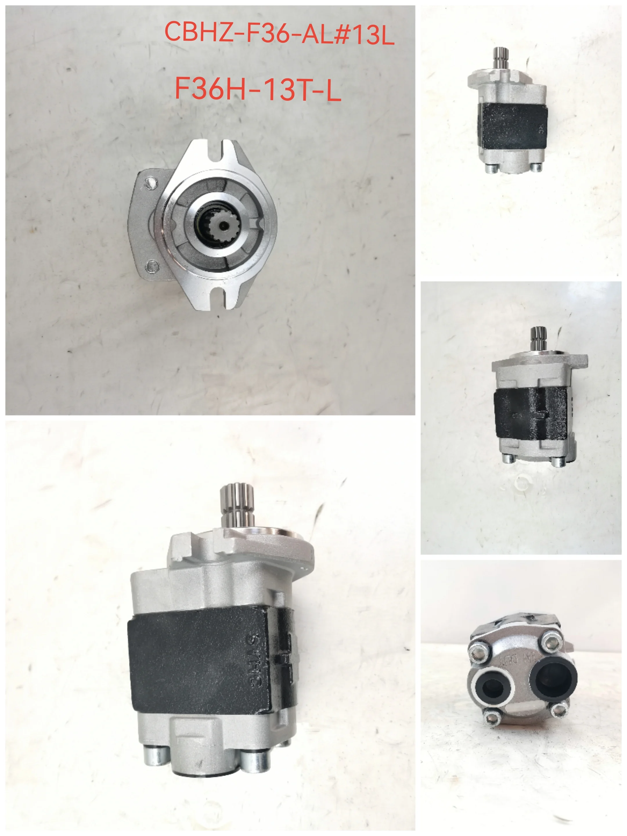 High Pressure Hydraulic Gear Pump with 16cm³ Displacement 150 bar Operating Pressure and 1/4inch Connection Size