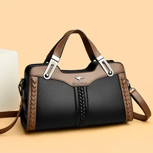 Retro Fashion New Crossbody Shoulder Bag Simple Elegant Large Capacity Portable Women's Bag