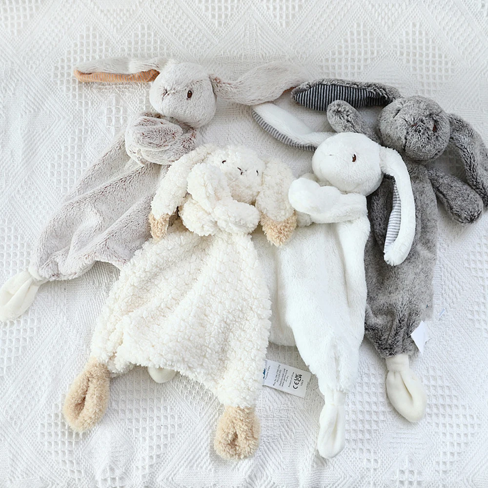 Wholesale Newborns Security Bunny Soothe Babies Super Soft Blanket For
