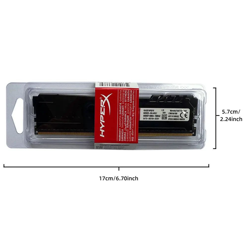 Kingstonfury Ddr4 4gb 8gb 16gb 3200mhz Desktop Ram Memory Pc4 1.2v ...