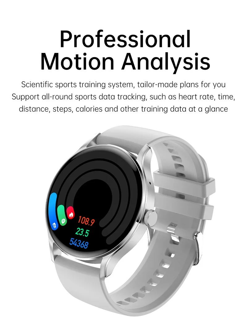 New Fashion Women HK33 Smart Watch for Lady 1.28" HD Round Display Health Monitor BT Call NFC Sport Reloj Smartwatch (14).jpg
