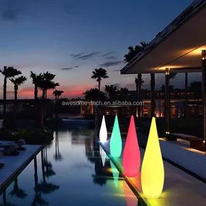 Wireless Multi-color Led Water Drop Light Waterproof LED Luminous Decorative Lights for Outdoor Fun Holiday Party Event