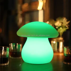 Direct Factory Supply Modern Mushroom LED Night Light Colorful Luminous Lamp for Outdoor Lawn & Living Room Decor