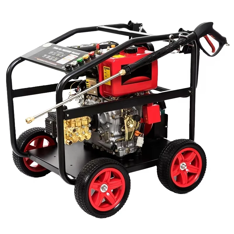 Commercial-grade 150 bar diesel High-pressure Cleaner, Portable Powerful Water Jet Cleaner for Vehicle Use