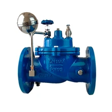 100x remote control float ball valve ball mill cast iron level control valve flange connected to the water tank