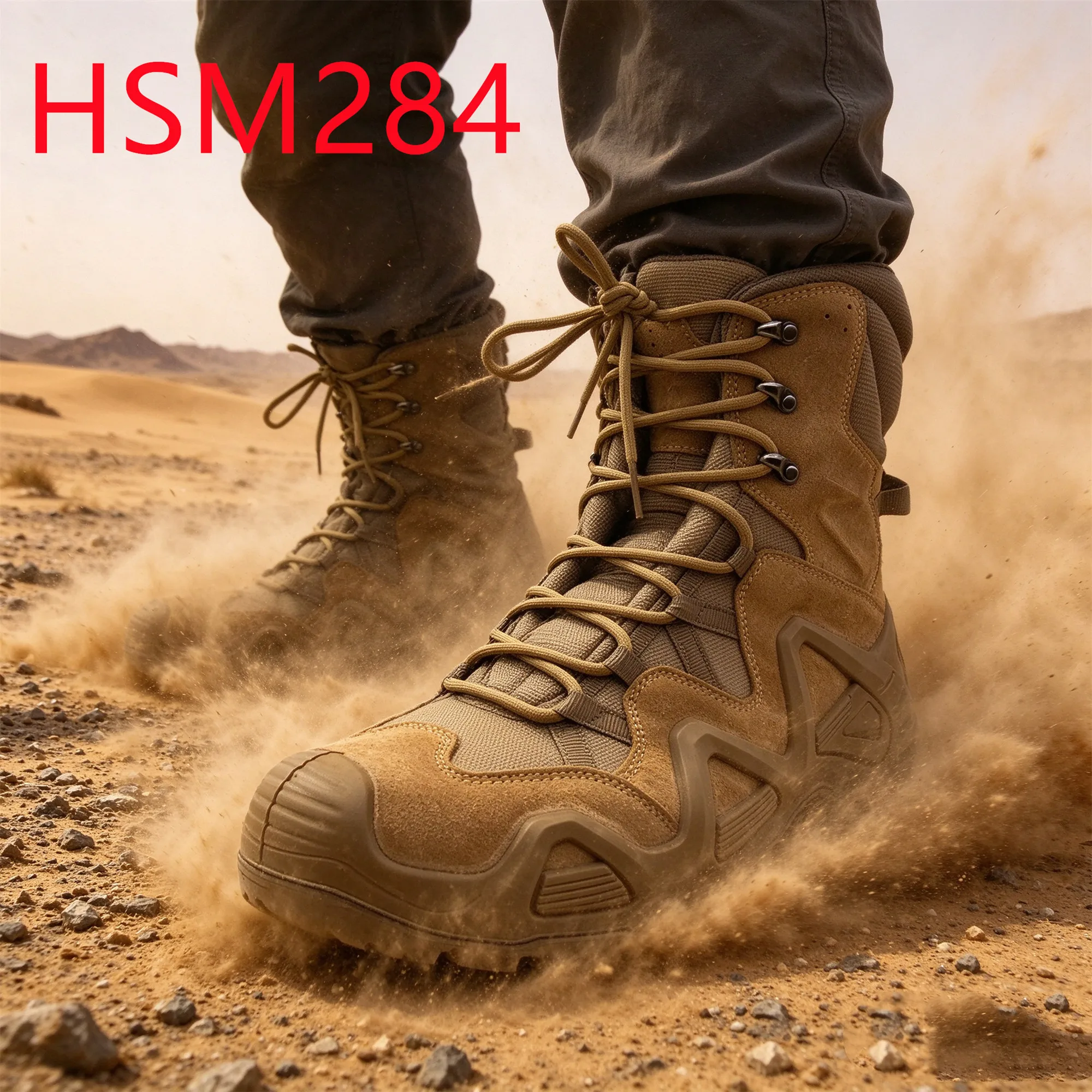 HY,Rainforest Survey Waterproof Sock Insert Combat Gear Boots Exoskeleton Upper Design 4''/6''/8'' Hua Singh Desert Boots HSM284