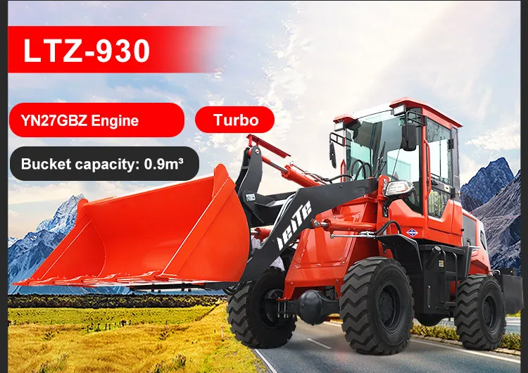 China Factory Brand New Construction Machinery Loader 2 Ton 3.5 Ton Mini Telescopic Wheel Loader Front End Diesel Loader Price