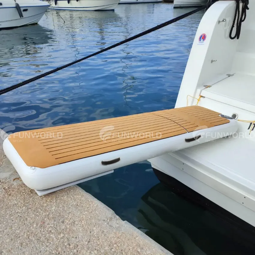 Ferry and Quay Used Inflatable Sup Gangway Ramp Floating Dock Approach Bridge Oem Gangway