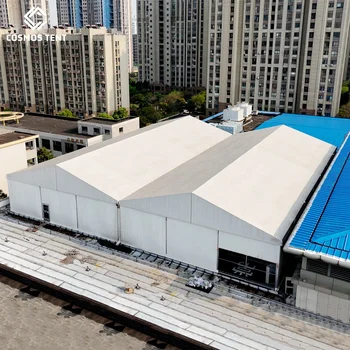 Large Aluminum  tent basketball court badminton event tent herringbone large span sports tent
