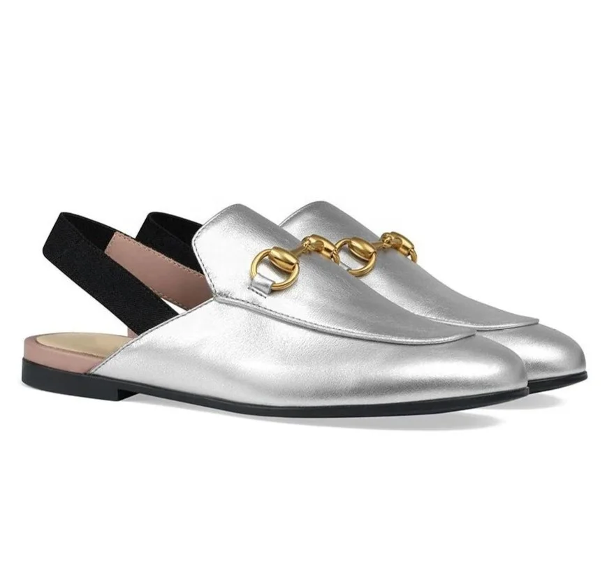 Детские дизайнерские туфли из натуральной кожи, Модные слипоны, черные тапочки-лоферы