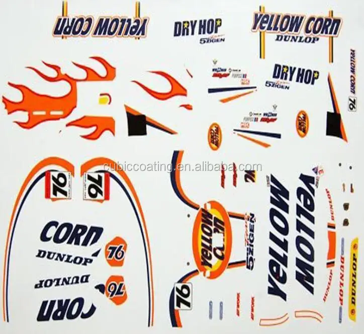 Custom Print  Water Slide Transfer Decals for Scale Model Car Kits