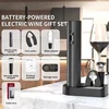 Battery-Powered Wine Opener Set /PRSAVBGS-KB1-602301
