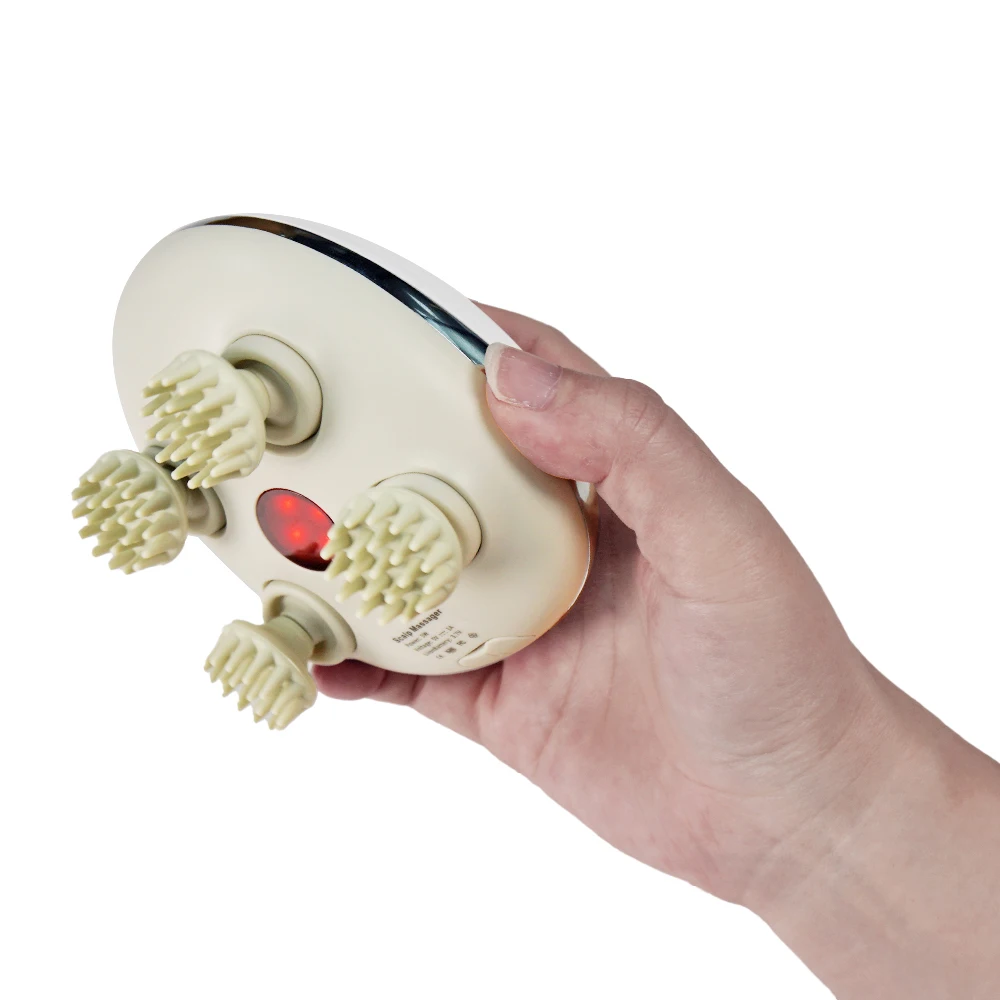 Electric Scalp Massager - 4 Adjustable Modes, Rechargeable