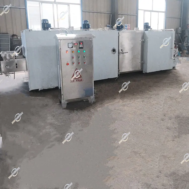 Full Automatic Continuous Coating and Roasting German Roasted Nuts Sunflower Seeds Peanut Roaster Machine
