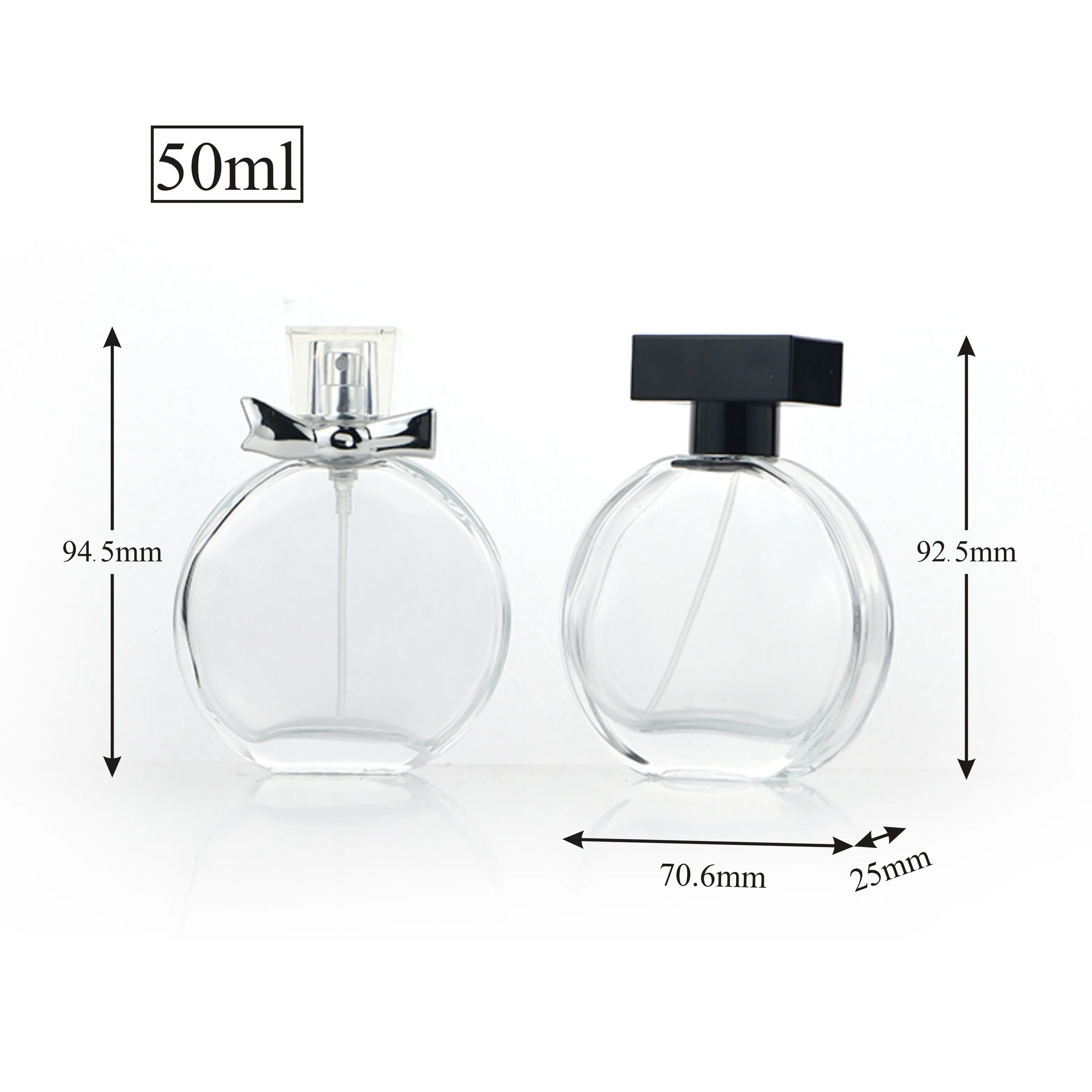 Wholesale Perfume Bottles 1OZ Oval Shape Clear Feminine Fragrance Glass  Bottle With Black Square Cap - Buy Wholesale Perfume Bottles 1OZ Oval Shape  Clear Feminine Fragrance Glass Bottle With Black Square Cap