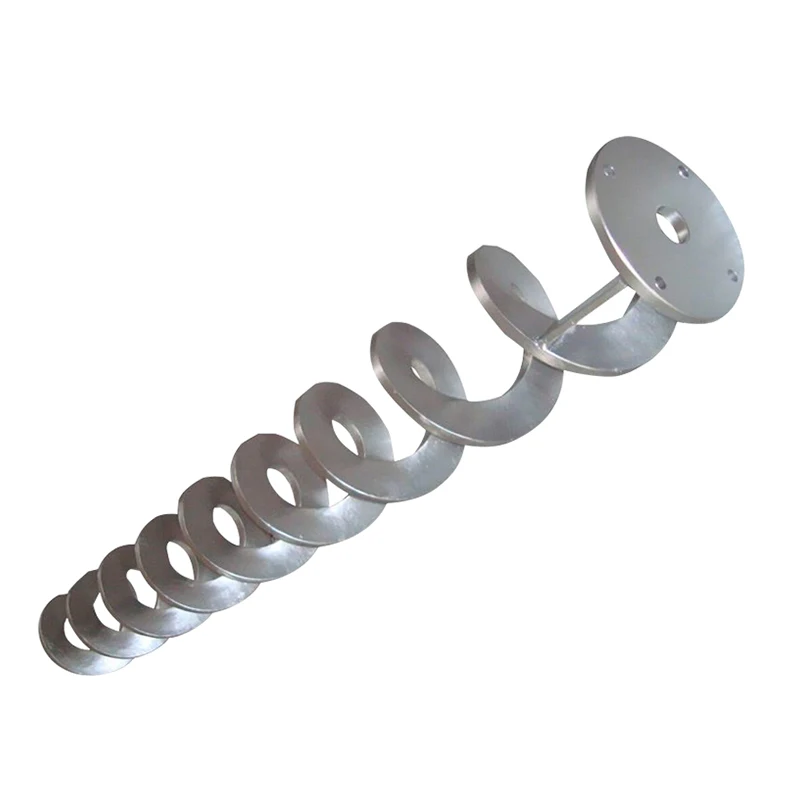 Винтовой конвейер без вала, оборудование для очистки сточных вод из нержавеющей стали, винтовой Конвейерный станок