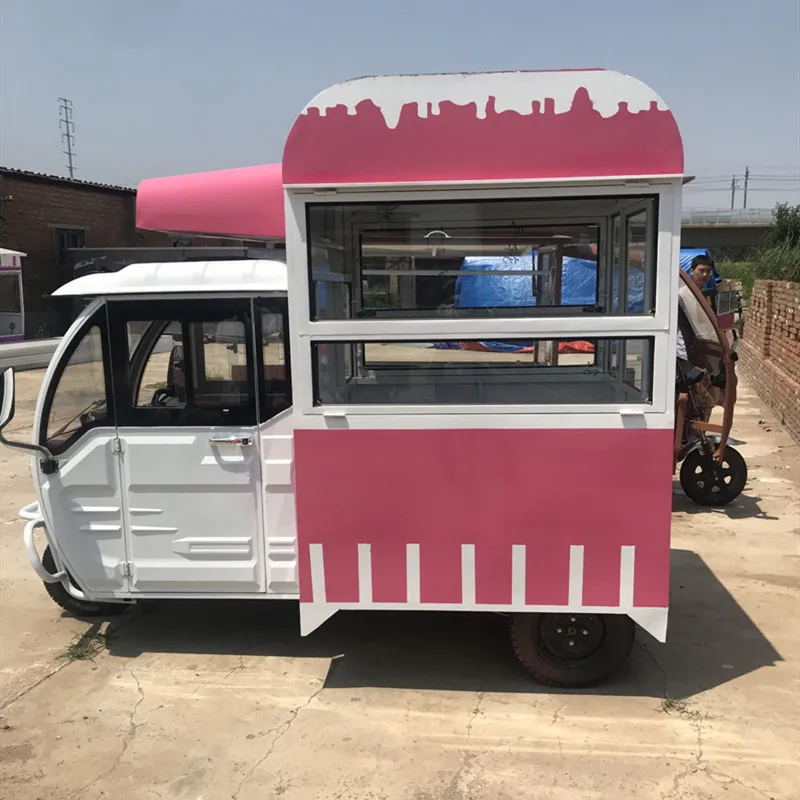 中国制造定制尺寸食品卡车拖车和待售移动快餐车