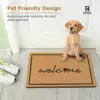 Welcome to the coconut fiber-look floor mat.