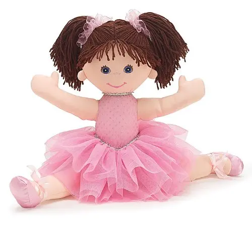 Stuffed Soft Plush Girl Ballerina Doll With Tutu Skirt Wholesale