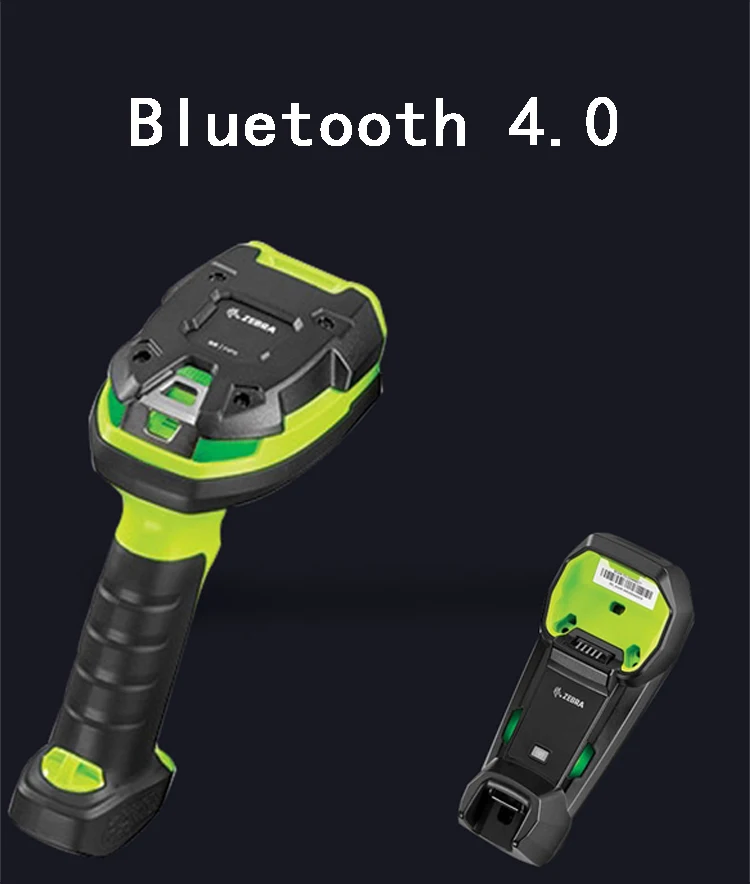 Lecteur De Codes-barres Zebra DS3608-SR 2D - Multi-interface, Couleur Noir Et Vert - Pour Point De Vente Et Logistique