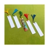 Gloss White Double Side Bookmark-1 with colorful tassels
