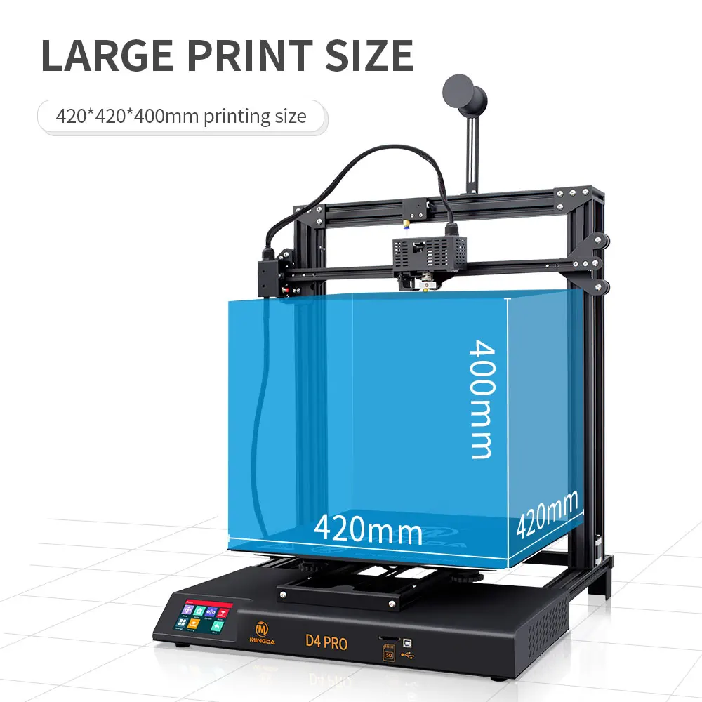 2020 Newest MINGDA D4 Pro Large Format Direct Drive 3d Printer Large in China