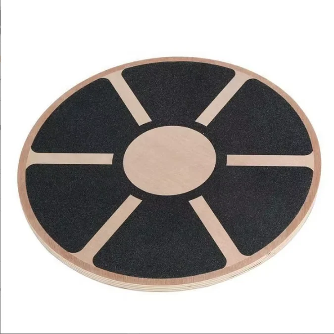 ICAN ICA021 Fitness Yoga Exercise Balance Trainer Round Wooden Wobble Hover product detail 1