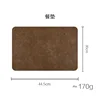 Set de table rectangulaire marron clair