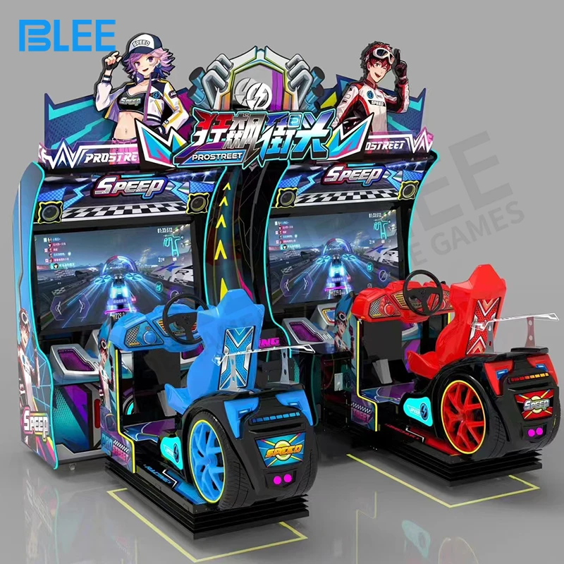 FIERTE エイジリアリンククリームナイトMC 35g 22'' LED Screen Super Speed Racing Car Game Machine Arcade