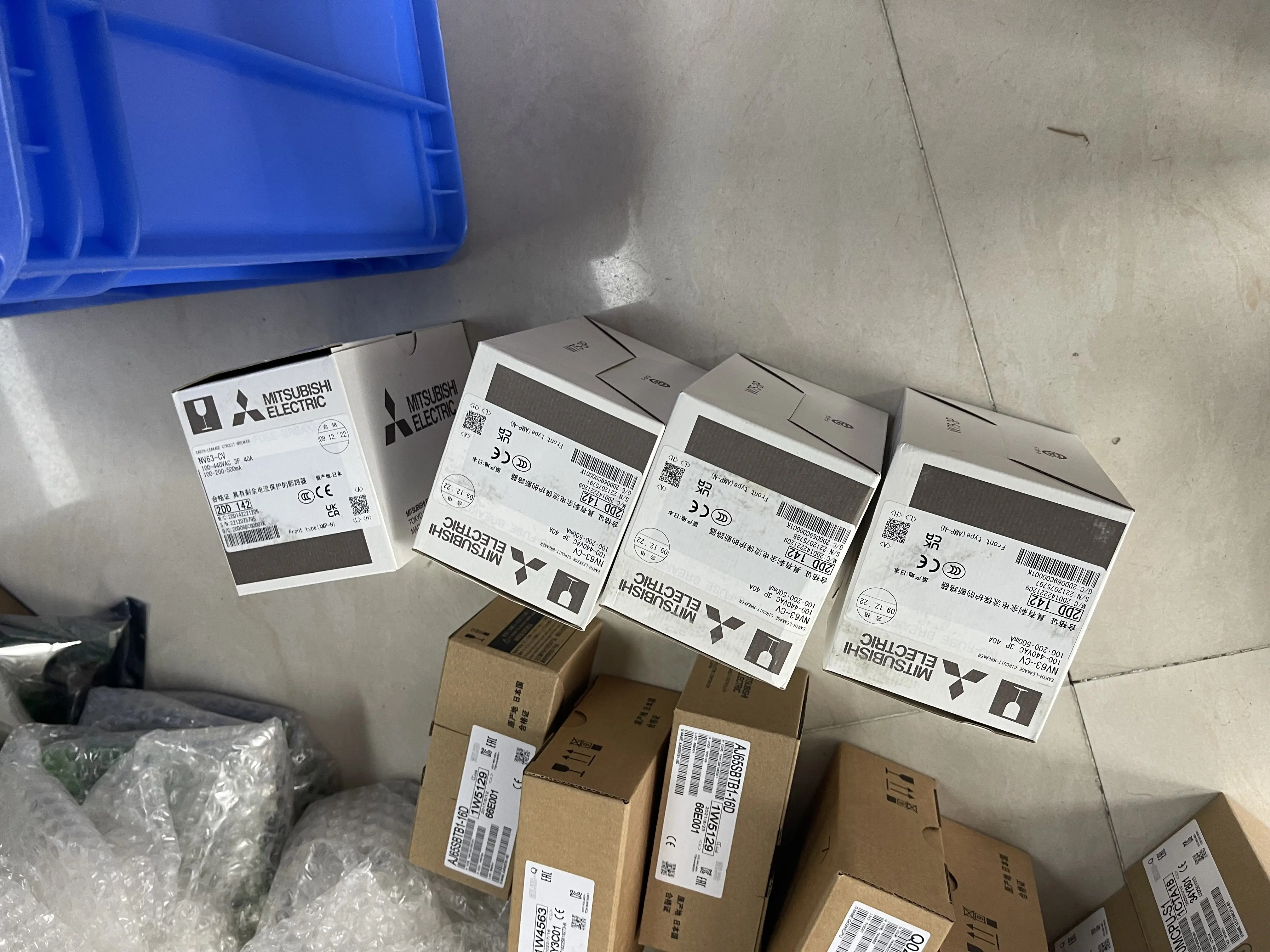 Mitsubishi Earth-Leakage Circuit Breaker NV63-CV 3P 40A Mitsubishi Earth-Leakage Circuit Breaker NV63-CV 3P 40A