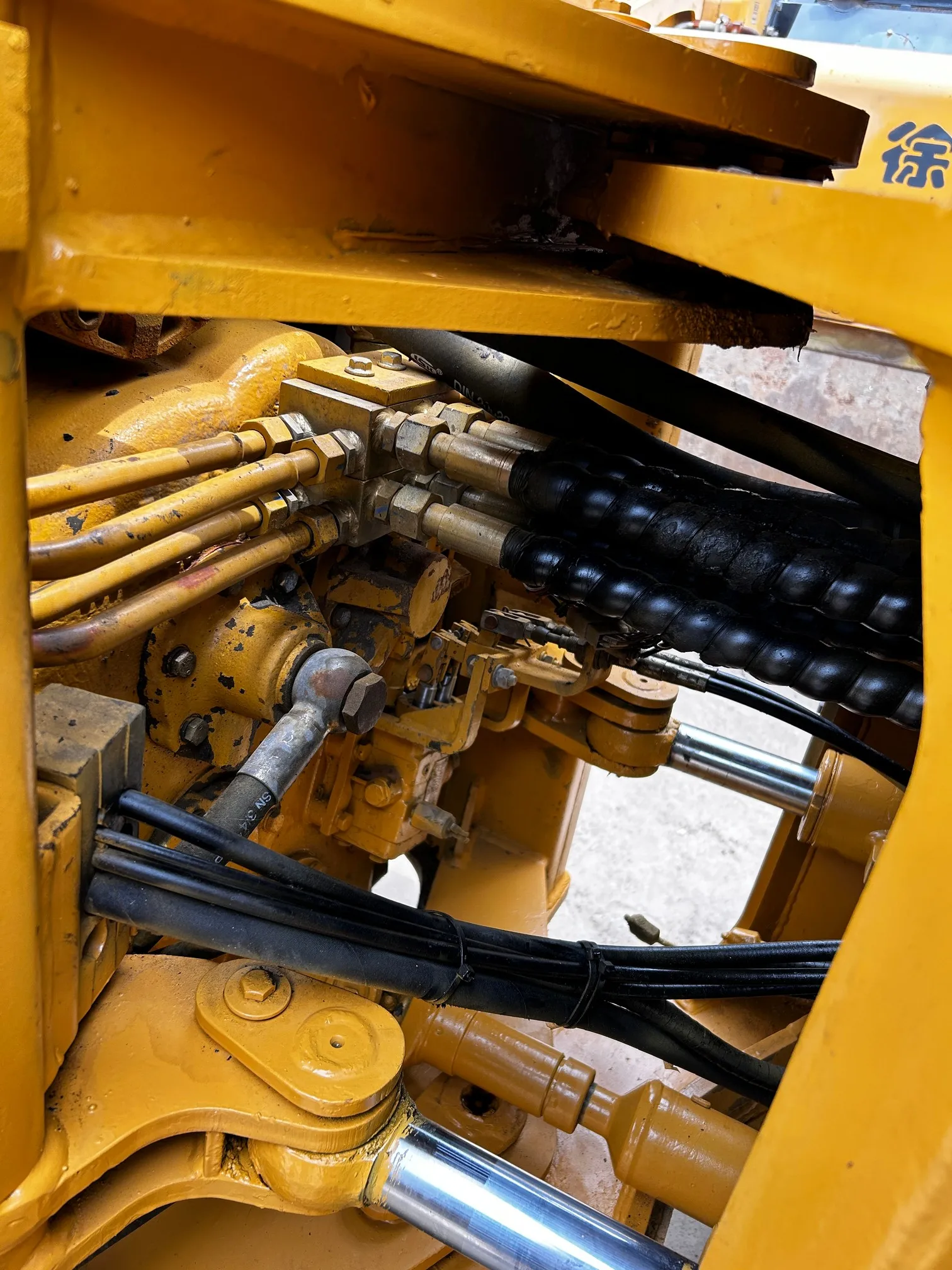 Wheeled Used Backhoe Loaders 7 Ton Lingong B680 High Efficiency