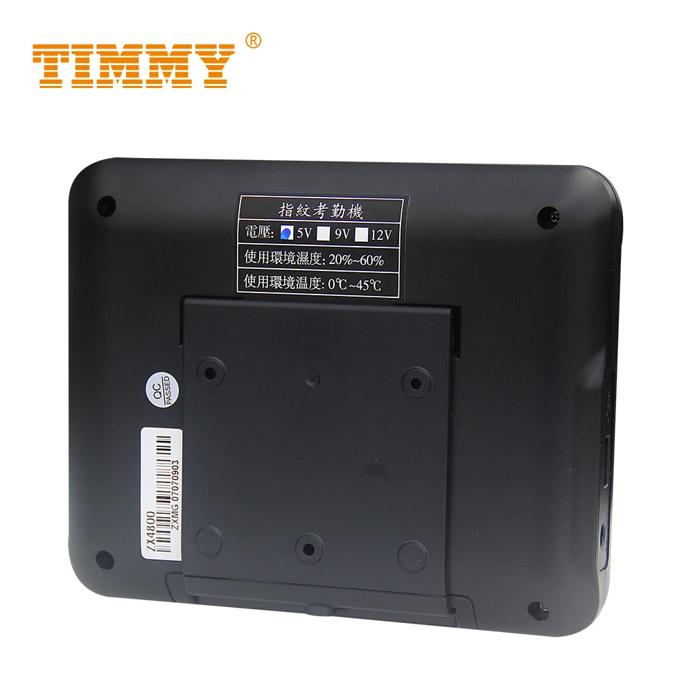 TIMMY Attendance Machine Biometric Standalone Fingerprint Time Clock Attendance Device