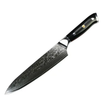 67 Layers Japanese Damascus Knife Damascus Chef Knife 8 Inch VG-10 Steel Damascus Kitchen Knives G10 Handle PRO NEW