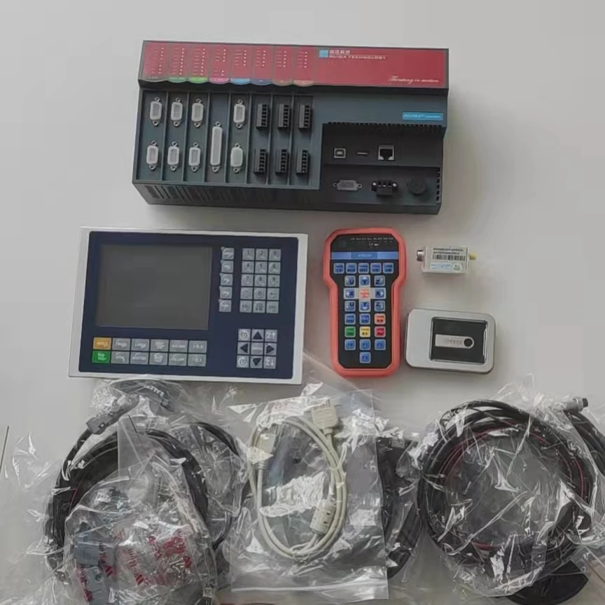 DSP FIBER Laser Cutting Controller RDC6563F  FG FP  for Fiber and Co2 Laser Can Work with Servo Step Motor Plate and Round Tube